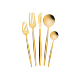 Karaca Orion Shiny Gold 30-teiliges Besteckset für 6 Personen